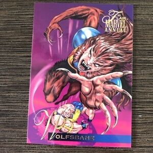 1995 Flair Marvel Annual Trading Card: Wolfsbane #24